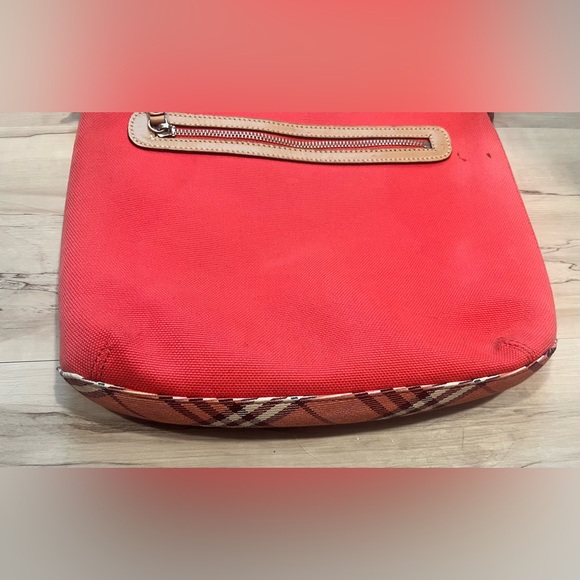 BURBERRY BLUE LABEL - Shoulder Cross Bag Canvas and Leather - Pink - Picture 10 of 11